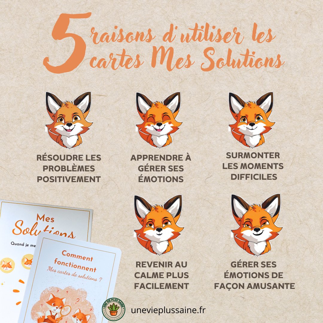 5 raisons d'utiliser les cartes pour trouver des solutions pour gérer ses émotions, enfant dès 3 ans 