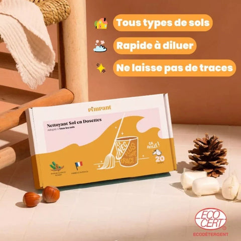 Nettoyant sol | 20 dosettes | PimpantÉco - MénagersUneViePlusSaine