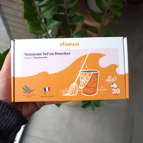 Nettoyant sol | 20 dosettes | PimpantÉco - MénagersUneViePlusSaine