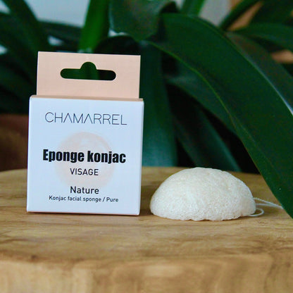 Eponge konjac | Visage | Nettoyer sa peau en profondeuréponge konjacUneViePlusSaine