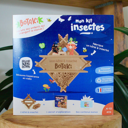 Kit insectes | Fabrique ton hôtel à insecteskit à monterUneViePlusSaine