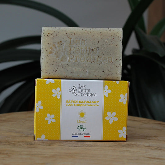 Savon exfoliant | Monoï | 100g | Les Petits Prödigessavon solideUneViePlusSaine