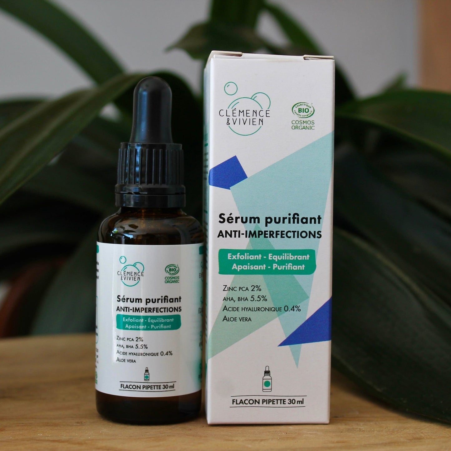 Sérum purifiant | Anti - imperfections | BIO | Clémence & Vivien | 30mLSoins peauUneViePlusSaine