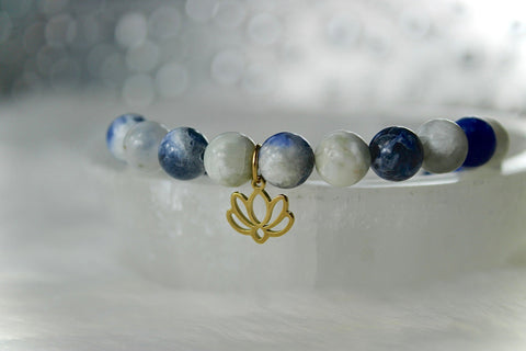 Le bracelet des hypersensibles | Sodalite | OrpierreUneViePlusSaine